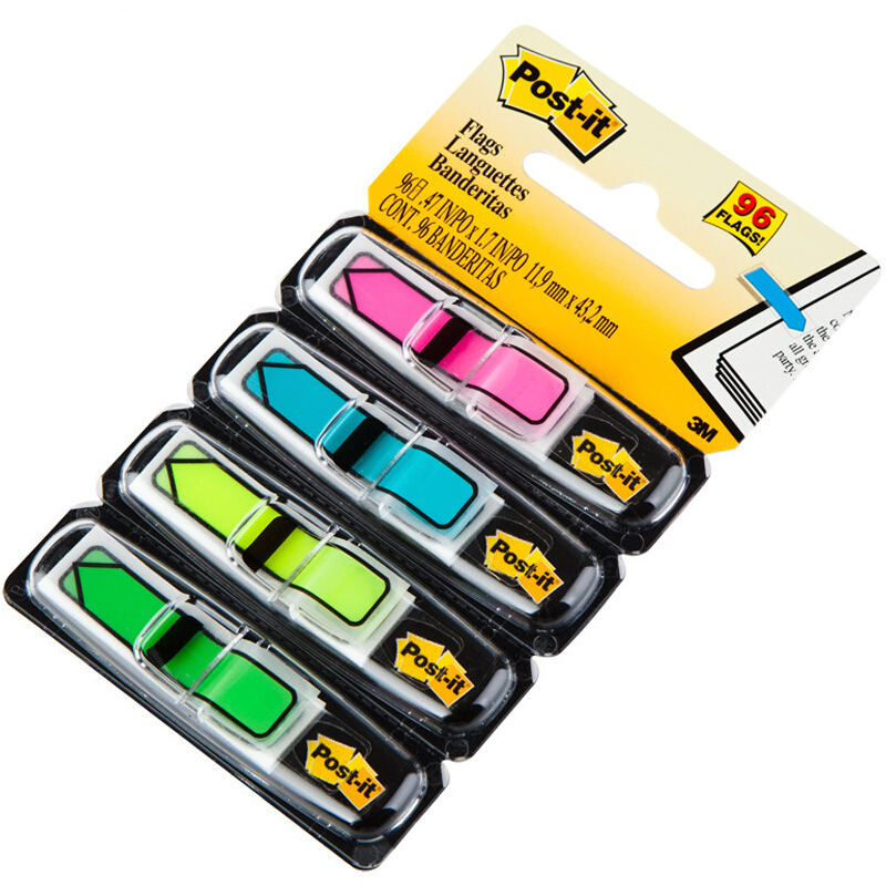 3M（Post-it） 684-ARR4 箭頭指示標簽/報事貼 24片*4色/包_http://www.nebao.cn/img/images/C201902/1551164401981.jpg