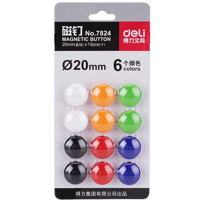 得力（deli） 7824  磁釘白板磁力 固定磁扣 小磁鐵 20mm_http://www.nebao.cn/img/images/C201902/1551253436615.jpg
