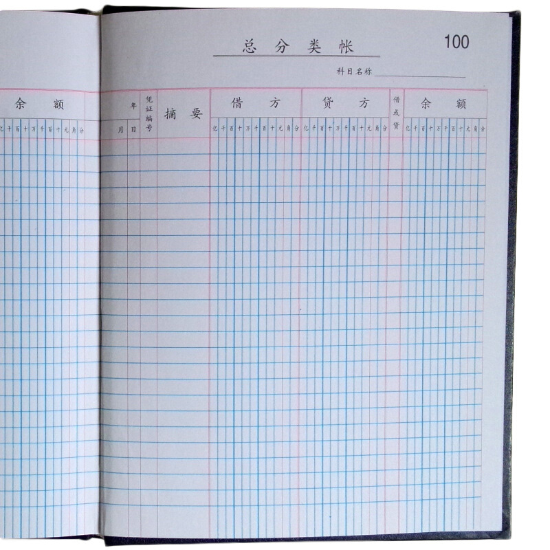 成文厚 借貸式82總分類賬 22K（17*21.3cm）100頁/本 _http://www.nebao.cn/img/images/C201903/1551427618451.jpg
