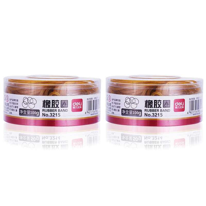 得力（deli） 3215 橡皮筋 乳膠圈  筒裝  100g_http://www.nebao.cn/img/images/C201903/1551688338597.jpg