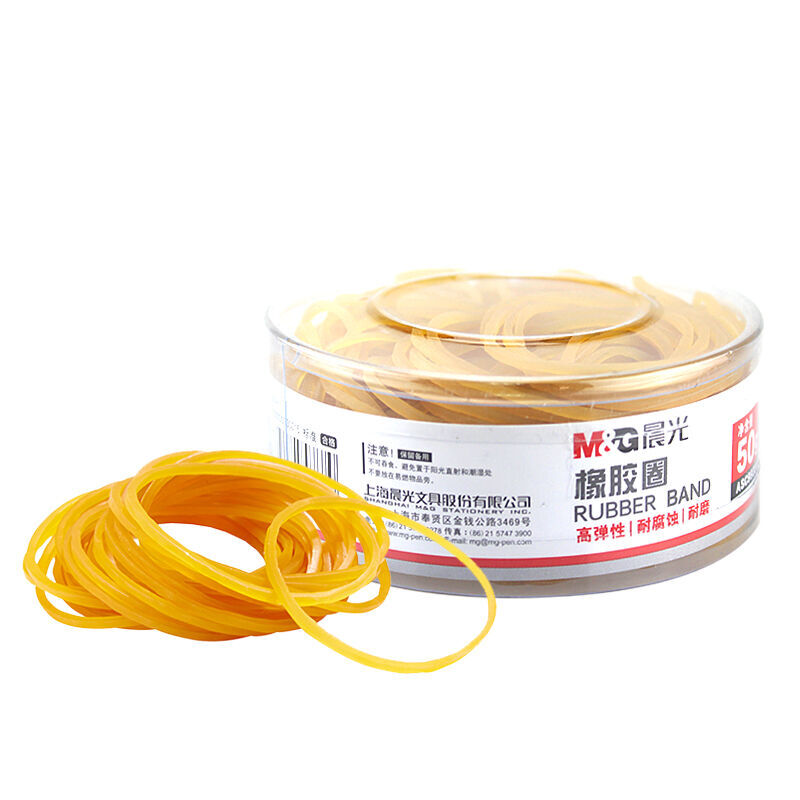 晨光（M&G） ASC99333  辦公橡皮圈 橡膠圈 乳膠圈 皮筋 筒裝 50g _http://www.nebao.cn/img/images/C201903/1551689226029.jpg