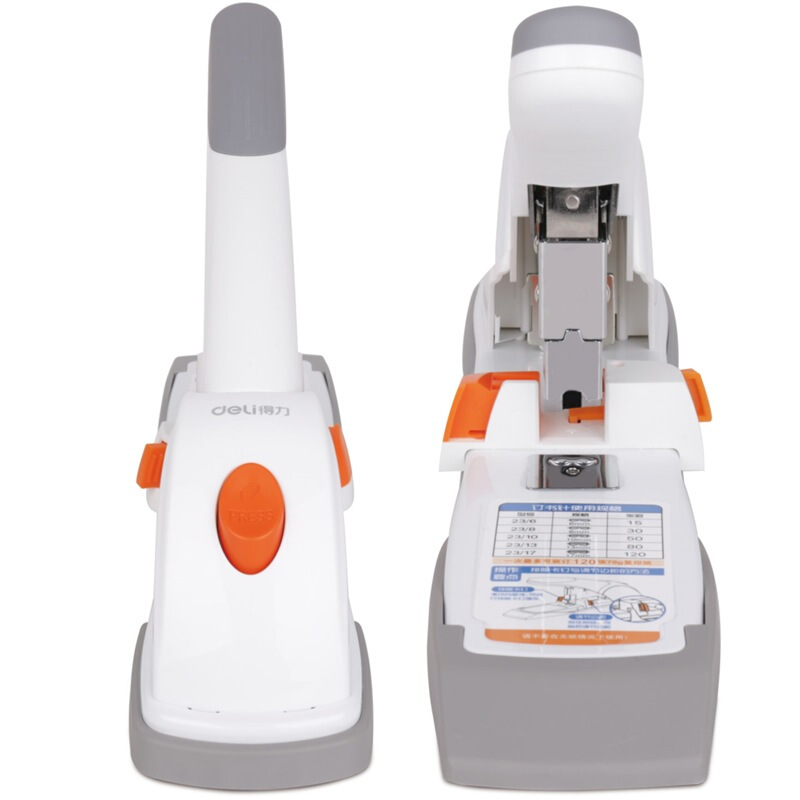 得力（deli） 0486  重型厚層訂書(shū)機(jī)120張（236-2317）白色_http://www.nebao.cn/img/images/C201903/1551774564567.jpg