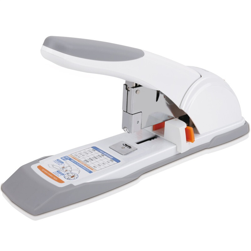 得力（deli） 0487  重型厚層訂書機(80張)(236-2313) 白色_http://www.nebao.cn/img/images/C201903/1551776906996.jpg
