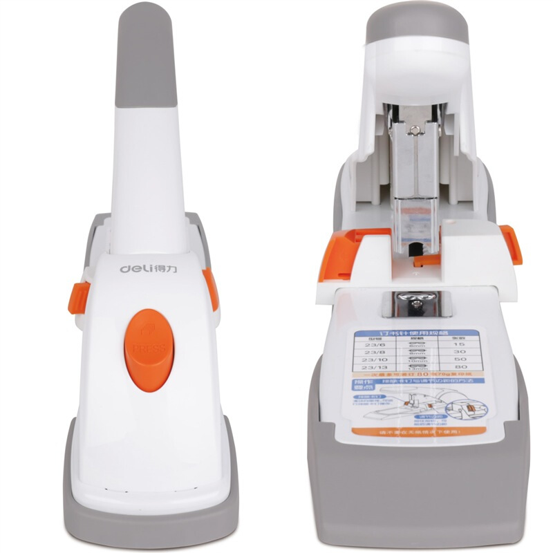 得力（deli） 0487  重型厚層訂書機(80張)(236-2313) 白色_http://www.nebao.cn/img/images/C201903/1551776907007.jpg