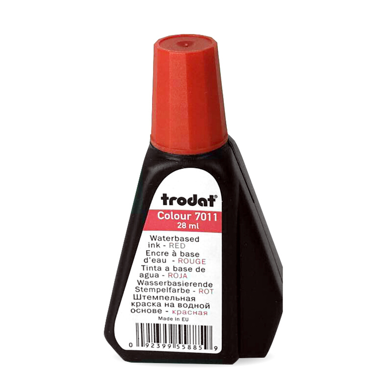 卓達（trodat） 7011 自動回墨印油 28ml(紅色)