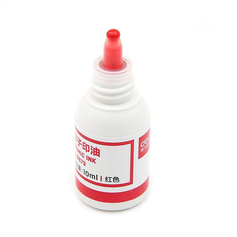 得力（deli） 9873 原子快干印油 印泥 10ml(紅色)_http://www.nebao.cn/img/images/C201903/1552008400000.jpg