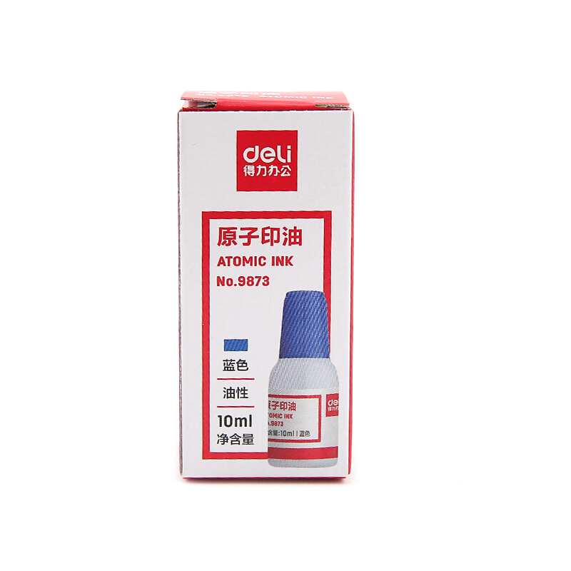 得力（deli） 9873 原子快干印油 印泥 10ml(藍色)_http://www.nebao.cn/img/images/C201903/1552008474354.jpg