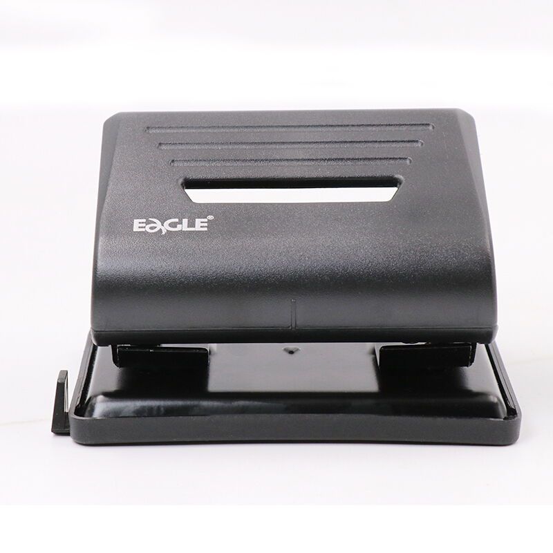 益而高（Eagle） 837 二孔打孔機 辦公型打孔器帶刻度(黑色)_http://www.nebao.cn/img/images/C201903/1552009344749.jpg