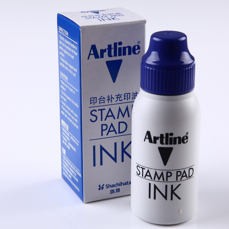 旗牌（Artline） 雅麗ESA-2N 辦公印臺補充印油50ml(藍色)
