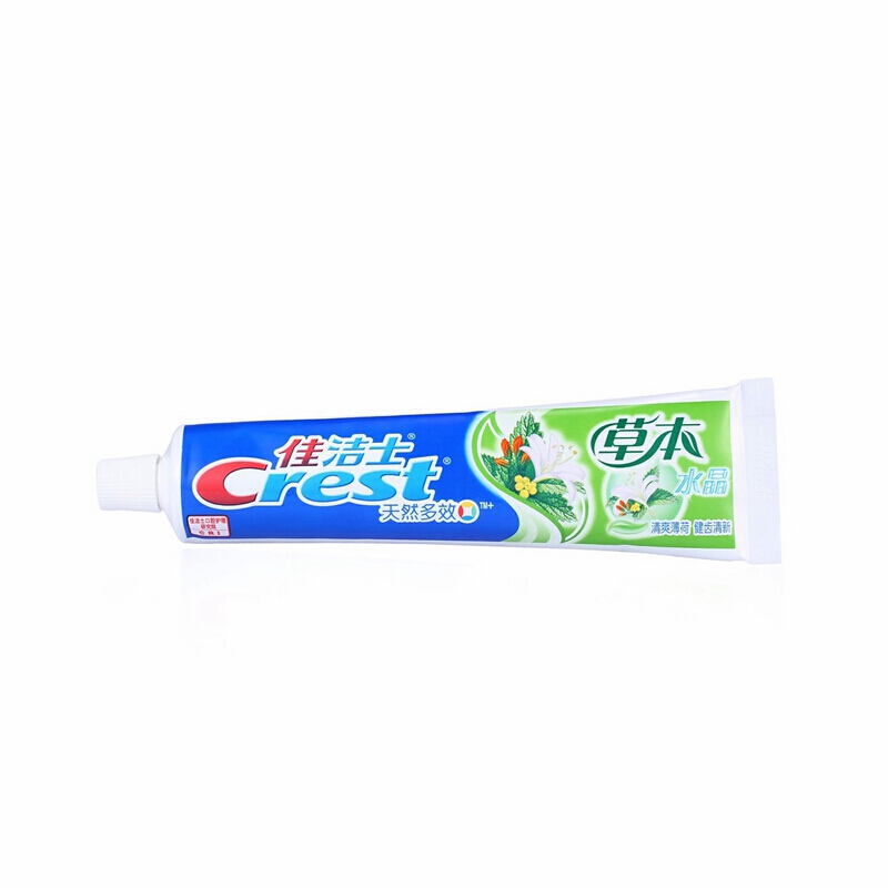 佳潔士（CREST） 草本水晶牙膏（清爽薄荷香型）90g_http://www.nebao.cn/img/images/C201903/1552036235078.jpg