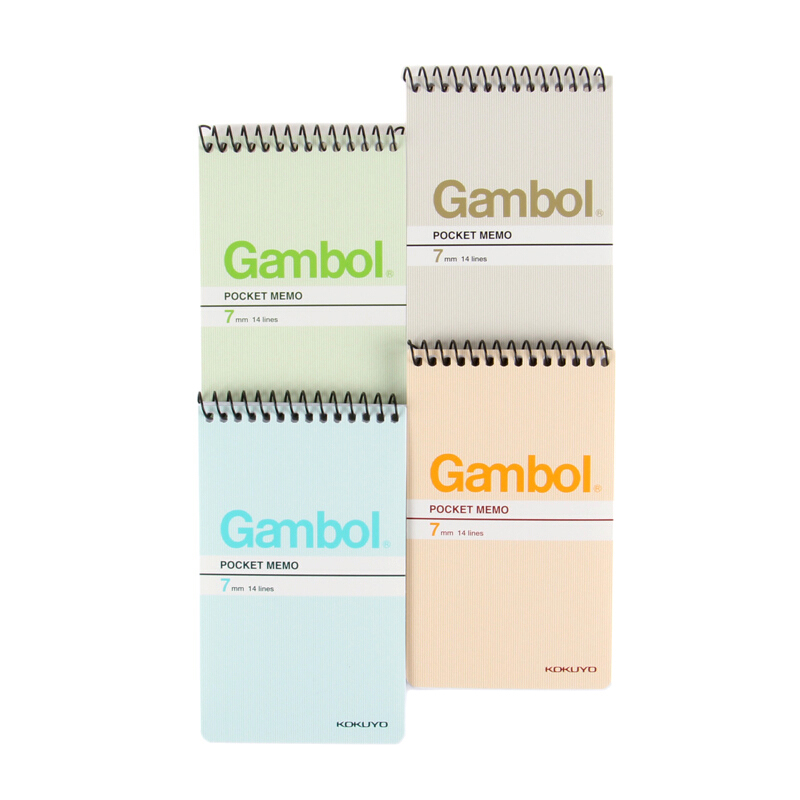 渡邊（Gambol） SA7506 螺旋豎翻筆記本 A7/50頁(yè) 24本/包 (本)_http://www.nebao.cn/img/images/C201903/1552284213904.jpg