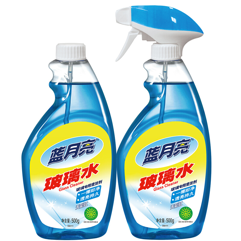 藍月亮玻璃水500g+玻璃水瓶補500g