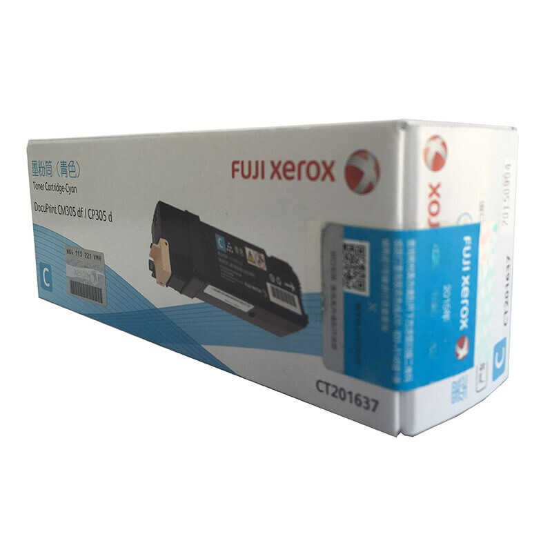 富士施樂（FUJI XEROX）CP305d/CM305df 原裝彩色施樂打印機碳粉墨粉盒、墨盒耗材(CT201637青色)_http://www.nebao.cn/img/images/C201906/1560476674010.jpg