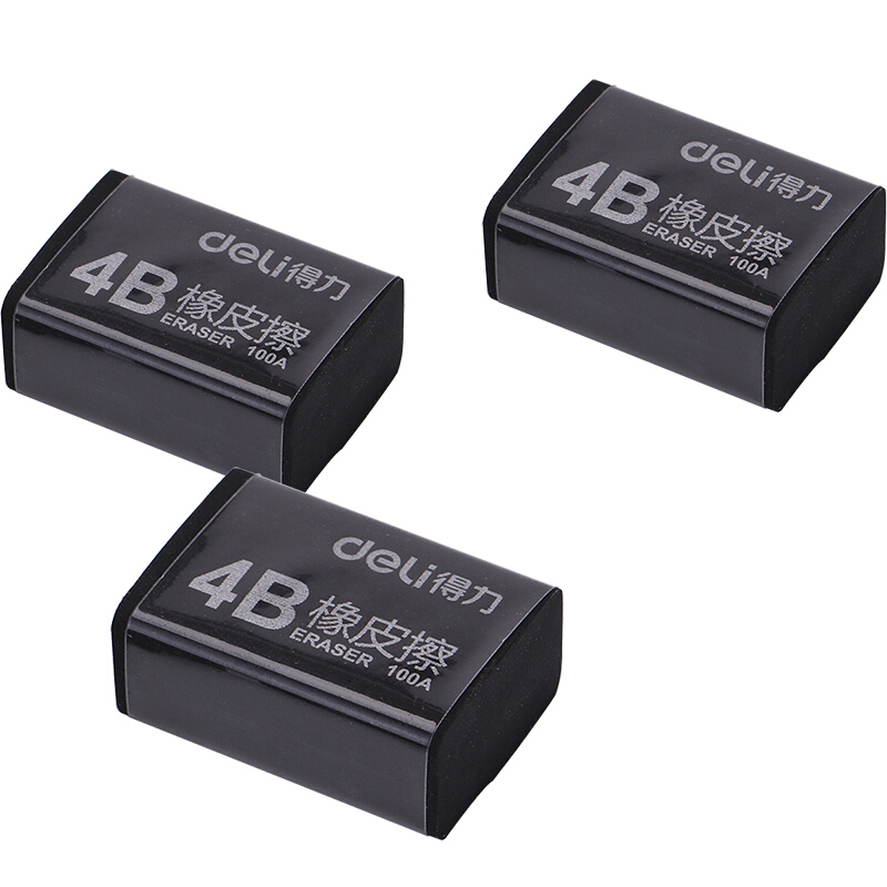得力（deli）30塊4B黑色橡皮擦7545_http://www.nebao.cn/img/images/C201906/1561430413116.jpg
