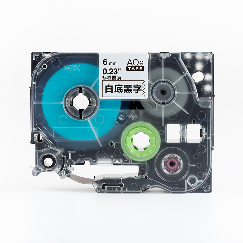 愛墨 AQe-141（18mm）標準覆膜標簽打印機色帶 紅底黑字_http://www.nebao.cn/img/images/C201907/1564102812903.jpg