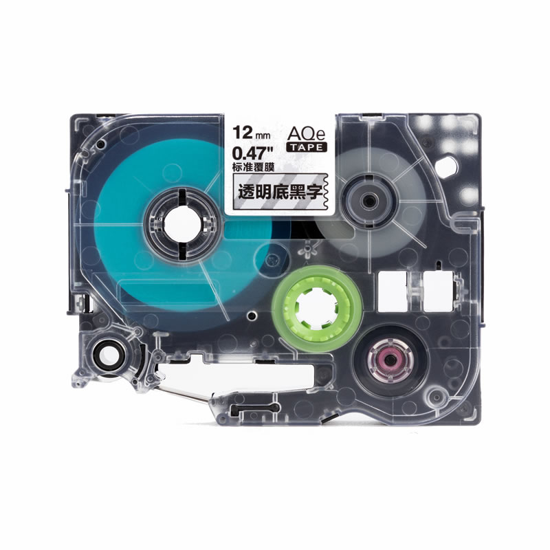 愛墨 AQe-111（6mm）標準覆膜標簽打印機色帶 紅底黑字_http://www.nebao.cn/img/images/C201907/1564102918919.jpg