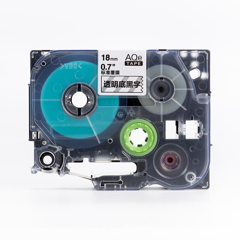 愛墨 AQe-111（6mm）標準覆膜標簽打印機色帶 紅底黑字_http://www.nebao.cn/img/images/C201907/1564102918986.jpg