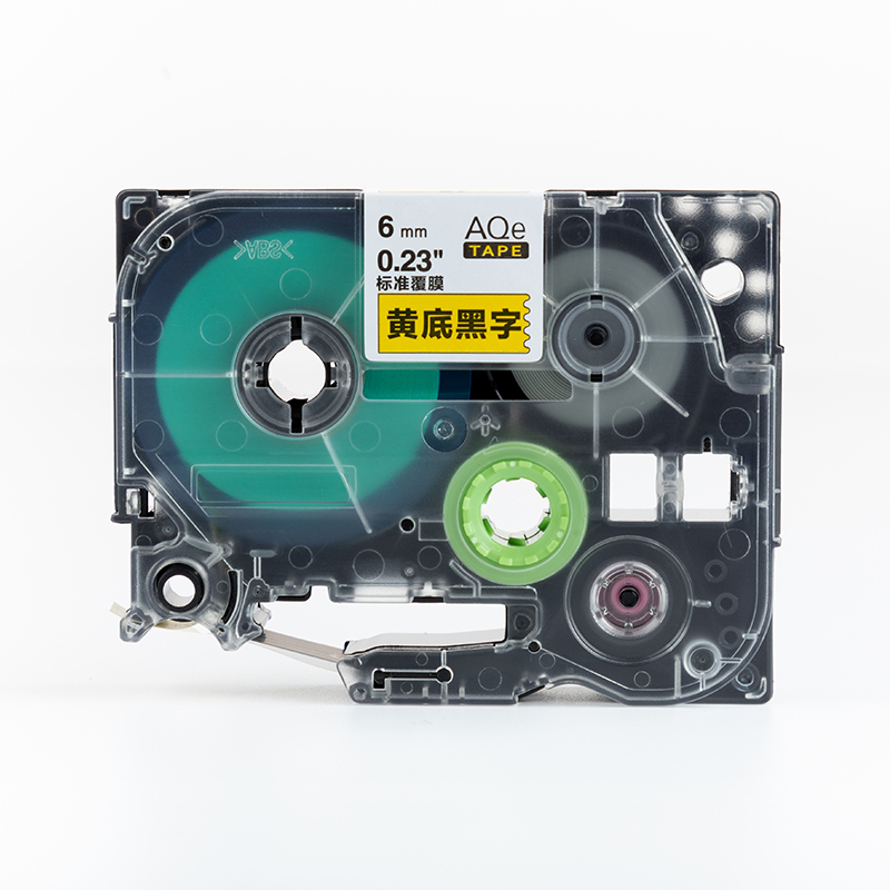 愛墨 AQe-661（36mm）標準覆膜標簽打印機色帶 白底黑字