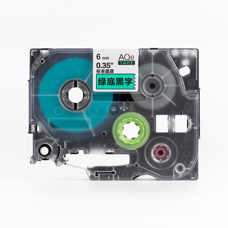愛墨 AQe-641（18mm）標準覆膜標簽打印機色帶  白底黑字_http://www.nebao.cn/img/images/C201907/1564102988880.jpg