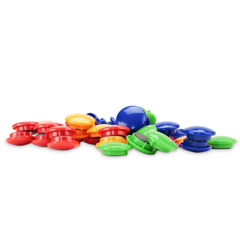 得力（deli）彩色白板磁釘黑板吸鐵石/磁鐵φ30mm 48粒/筒8725_http://www.nebao.cn/img/images/C201907/1564568655041.jpg