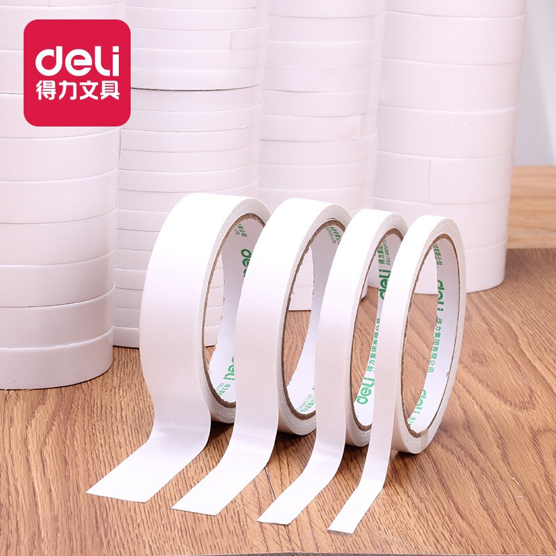 得力（deli） 雙面膠帶(30404/9mm*10y)