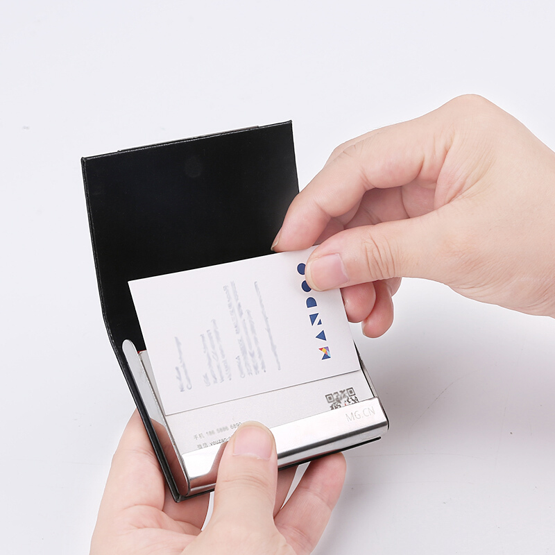 晨光(M&G)便攜名片盒黑色ASC99387_http://www.nebao.cn/img/images/C201909/1569300561975.jpg