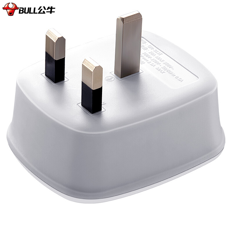 公牛（BULL） 電源旅行轉換器插座/轉換插頭 GN-L01CE(USB英標轉國標（國外使用）)_http://www.nebao.cn/img/images/C201910/1570688630672.jpg