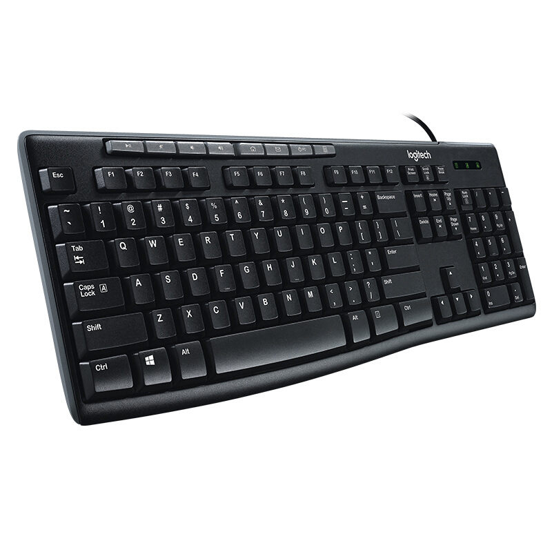 羅技（Logitech）K200 鍵盤 有線鍵盤 辦公鍵盤 全尺寸 黑色_http://www.nebao.cn/img/images/C201910/1572506200442.jpg