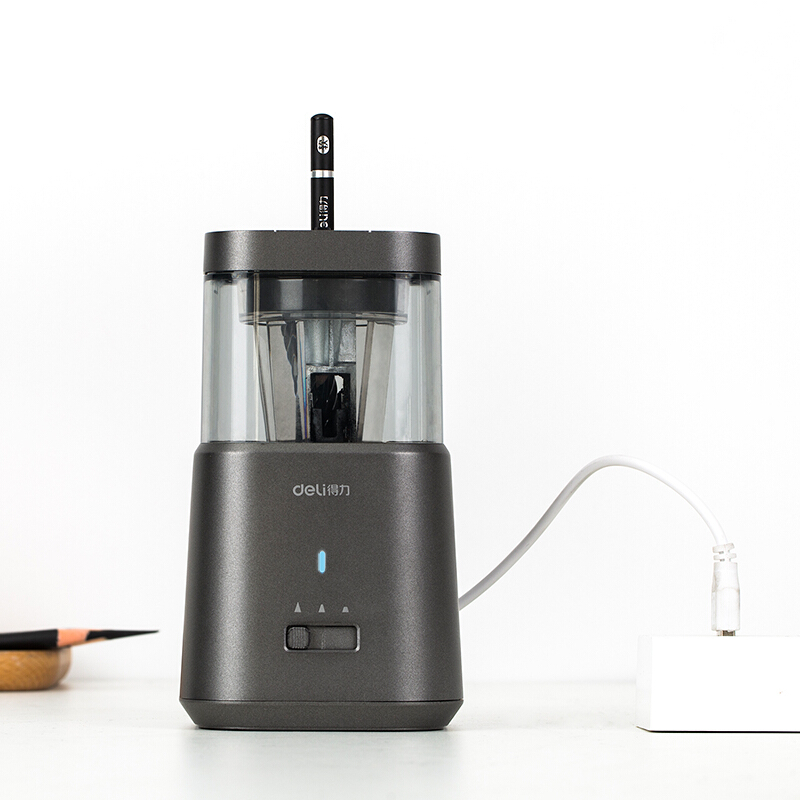 得力(deli)美術素描炭筆專用電動削筆機 USB接口 71201_http://www.nebao.cn/img/images/C201911/1572850188906.jpg