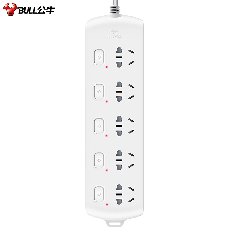 公牛（BULL）新國標插座5位分控全長3米/GN-B2053_http://www.nebao.cn/img/images/C202001/1579070850814.jpg