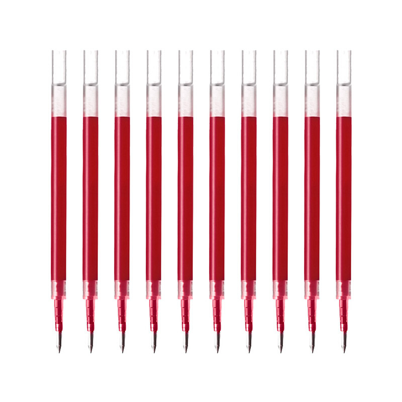 斑馬（ZEBRA）0.5mm按動中性筆芯 RJF5-R/10支裝(紅色筆芯)