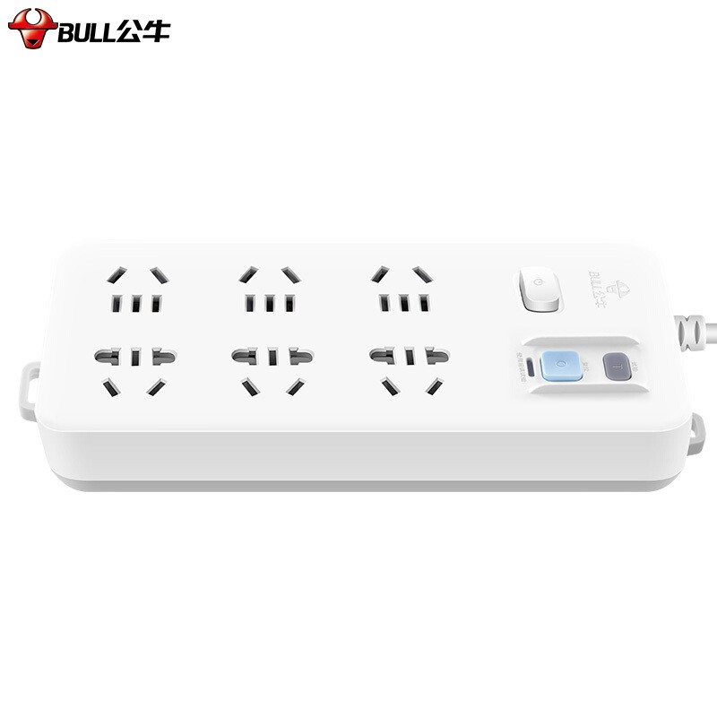 公牛（BULL）GN-705插座排插接線板插線板漏電保護防觸電 6孔 5米_http://www.nebao.cn/img/images/C202007/1595556510344.jpg