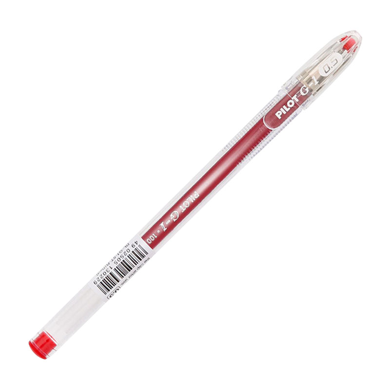 百樂（PILOT）BL-G1-5T 子彈頭中性筆啫喱筆 簽字筆0.5mm/12支裝（紅色）_http://www.nebao.cn/img/images/C202009/1598929016661.jpg
