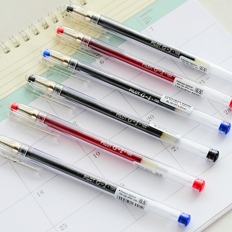百樂（PILOT）BL-G1-5T 子彈頭中性筆啫喱筆 簽字筆0.5mm/12支裝（藍色）_http://www.nebao.cn/img/images/C202009/1598929487467.jpg