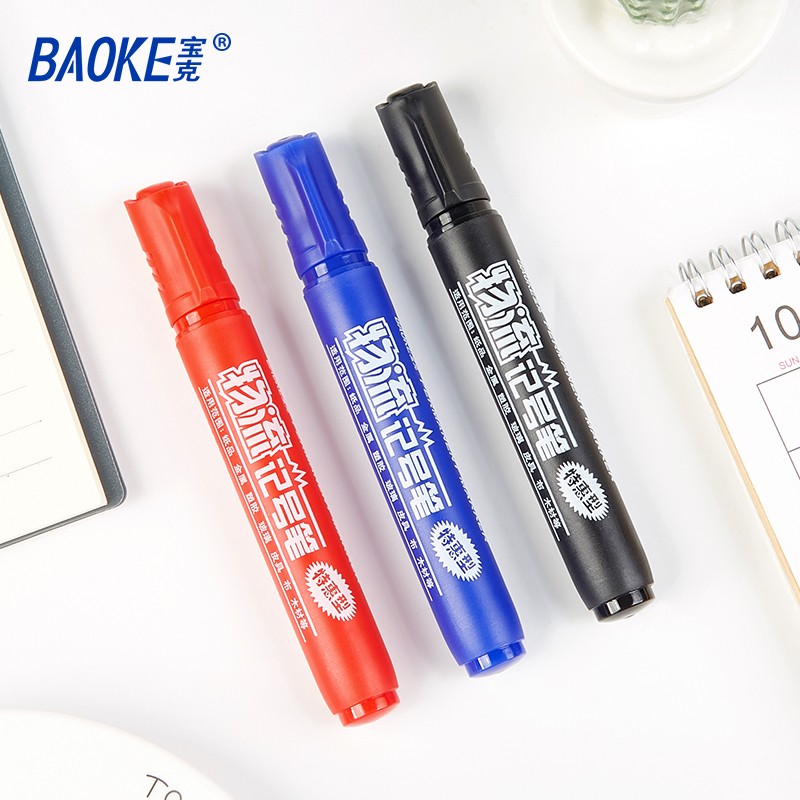 寶克（BAOKE） MP-291 油性快干物流記號筆 黑色 12支/盒_http://www.nebao.cn/img/images/C202009/1599724030692.jpg