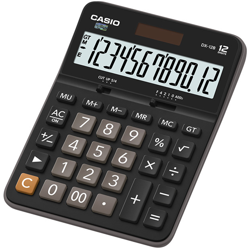卡西歐（CASIO） DX-12B 商務計算器 大型機 黑色 DX-12S升級款_http://www.nebao.cn/img/images/C202009/1600671376593.jpg