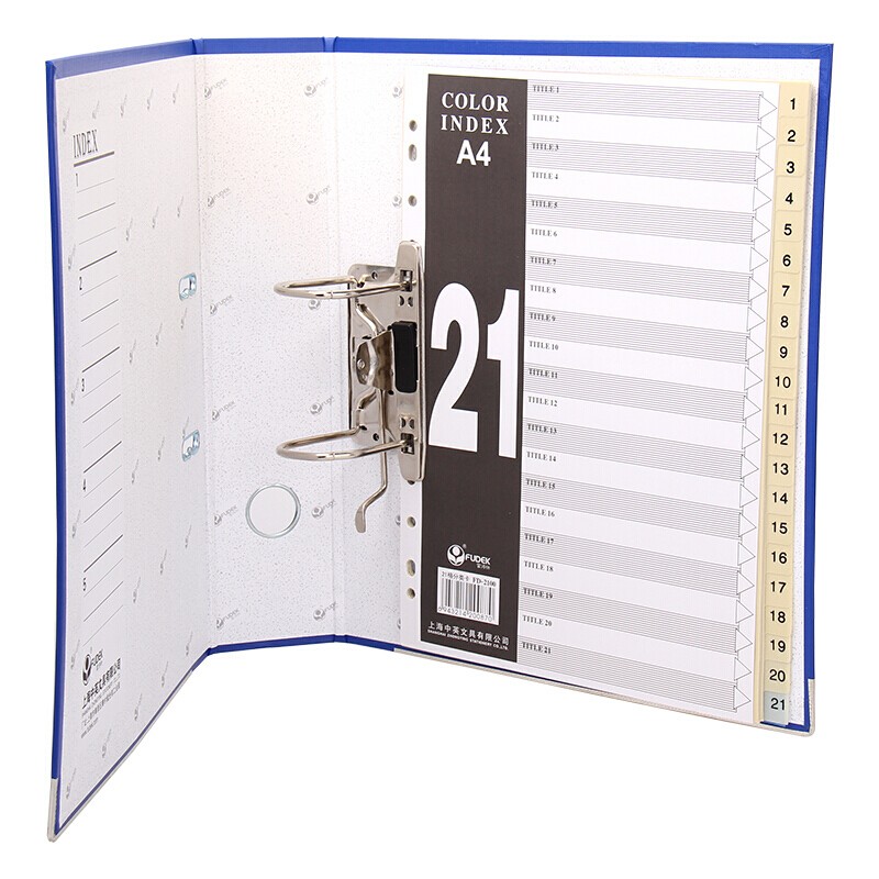 富得快A4索引11孔PP彩色21頁FD2100_http://www.nebao.cn/img/images/C202012/1607055027846.jpg