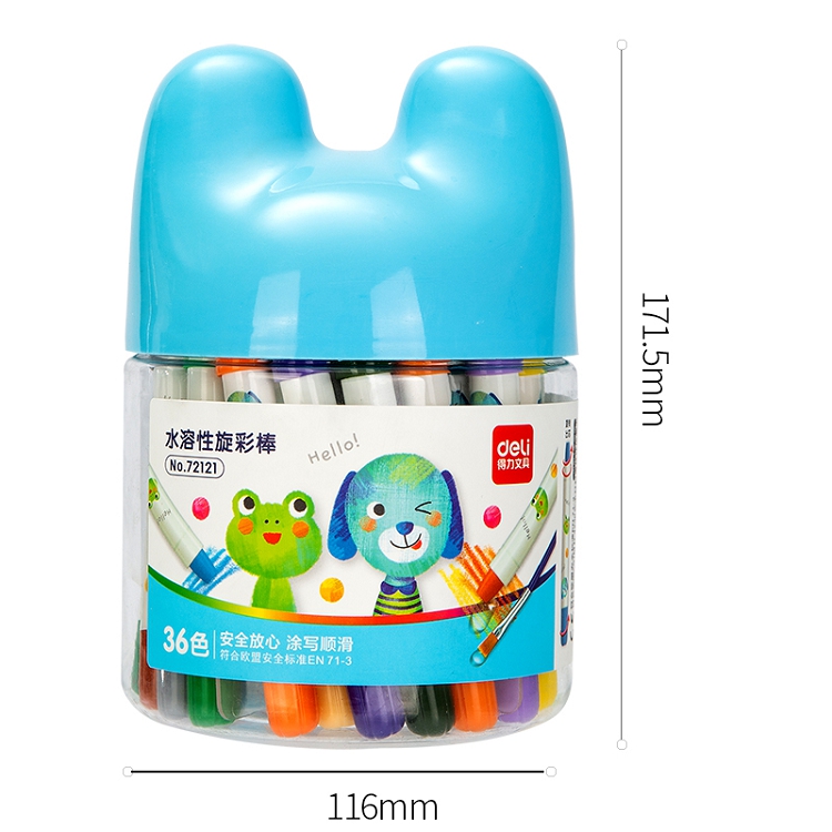 得力(deli) 36色 水溶性油畫棒 可水洗蠟筆 72121_http://www.nebao.cn/img/images/C202103/1615965107702.jpg