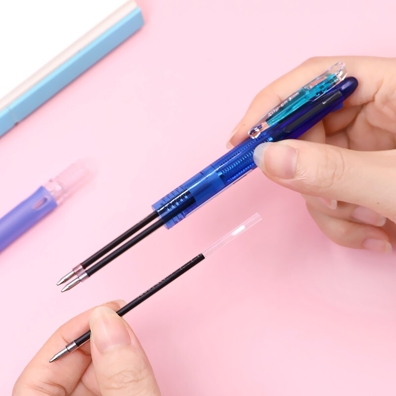 斑馬牌 (ZEBRA)三色圓珠筆 0.7mm子彈頭按壓多功能原子筆B3A5_http://www.nebao.cn/img/images/C202109/1631955303522.jpg