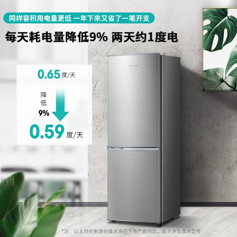 創(chuàng)維(SKYWORTH) 186升家用宿舍租戶電冰箱BCD-186D_http://www.nebao.cn/img/images/C202110/1635133756714.jpg