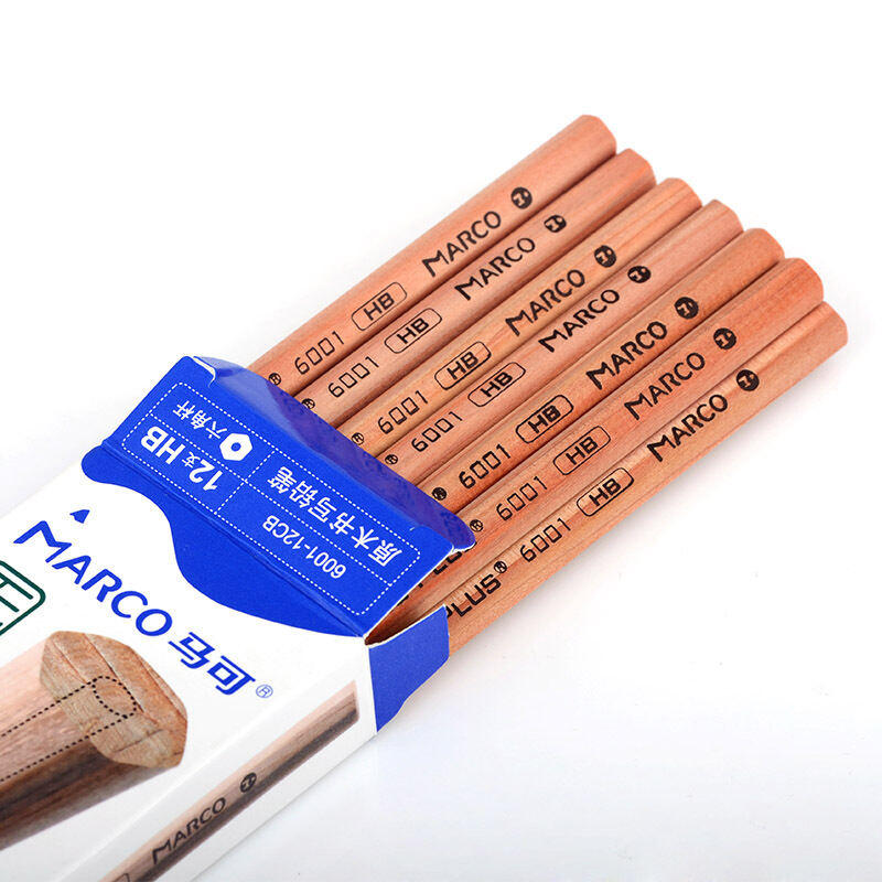 馬可（Marco） 6001-12CB 書寫鉛筆 原木色六角桿（HB）_http://www.nebao.cn/img/sp/102/b5893fa1-0d1e-4d2e-b727-e65cbc50fff1.jpg