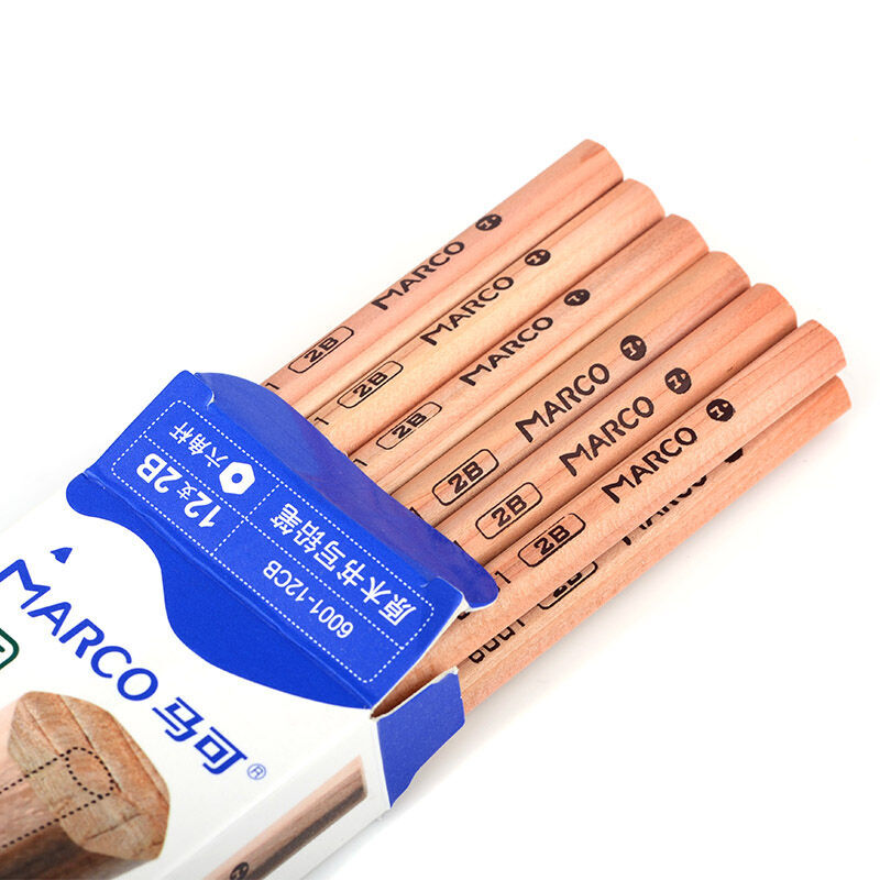 馬可（Marco） 6001-12CB 書寫鉛筆 原木色六角桿（2B）_http://www.nebao.cn/img/sp/102/b81449fe-c5f5-4347-a8b5-0ce3c88996e4.jpg