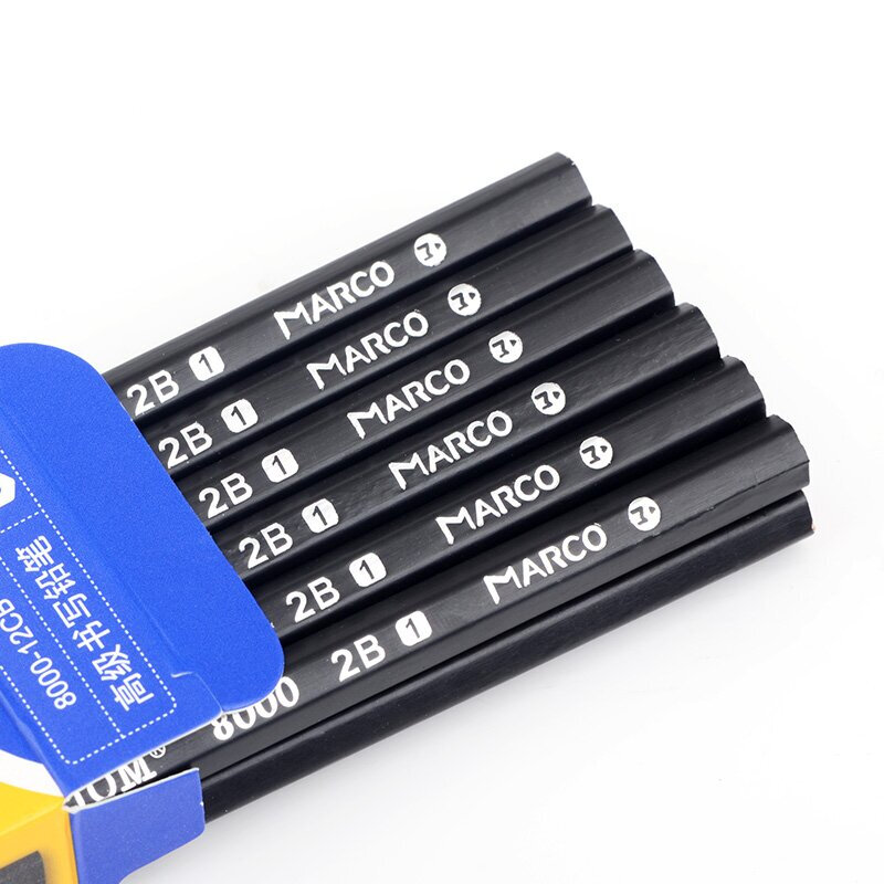 馬可（Marco） 8000-12CB-HB 書寫鉛筆 黑色筆桿（2盒裝）_http://www.nebao.cn/img/sp/102/dfb7e0f8-a530-43ea-9cdf-8e2692b2a8cb.jpg