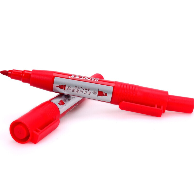 寶克（BAOKE） MP-210 油性大雙頭記號筆 12支/盒（紅色）_http://www.nebao.cn/img/sp/104/8f3ea425-825c-4b8f-8473-f0e58bb29284.jpg