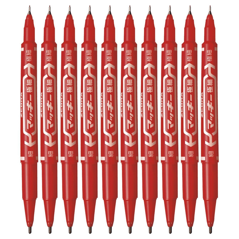 斑馬（ZEBRA） MO-120-MC-BK 小雙頭記號筆 單支裝（紅色）_http://www.nebao.cn/img/sp/104/a603aed2-59eb-46a6-8a91-b98f44c7a986.jpg