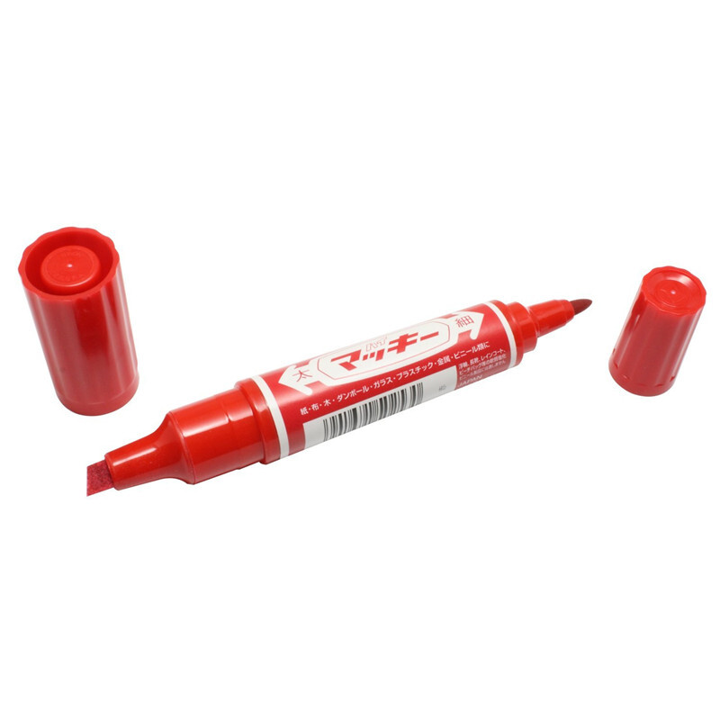 斑馬（ZEBRA） MO-150-MC-BK 大雙頭記號筆 1支裝 2.0~4.0mm (紅色) 