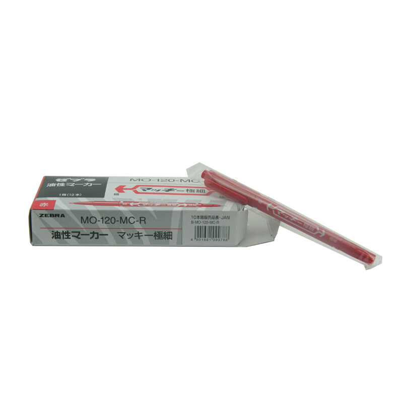 斑馬（ZEBRA） MO-120-MC-BK 小雙頭記號筆 單支裝（紅色）_http://www.nebao.cn/img/sp/104/e811953b-f6b7-4f98-bfdf-511624014093.jpg