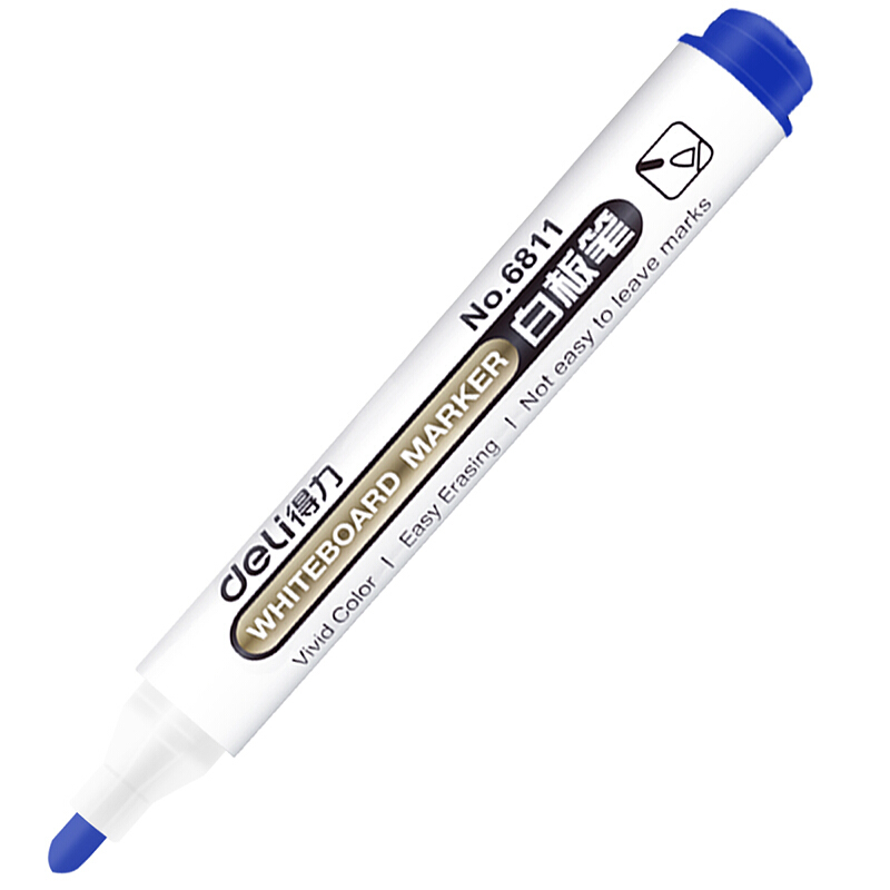 得力（deli） 6811 思達(dá)經(jīng)典系列白板筆 10支裝（藍(lán)色）_http://www.nebao.cn/img/sp/105/47e64e19-c94a-4b87-84cd-6a87a833b681.jpg