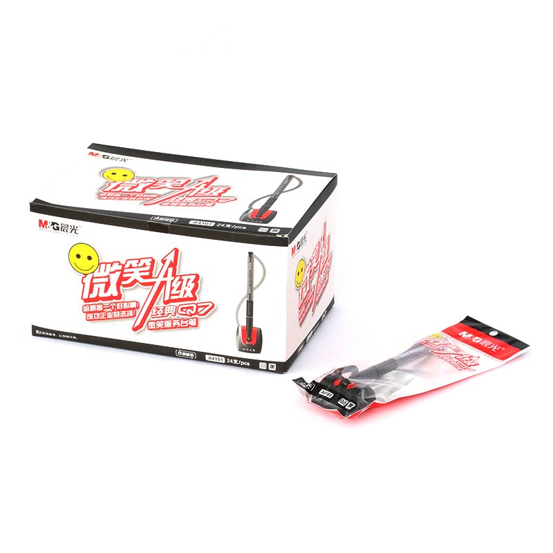 晨光（M&G） AGPA4101 陶瓷球珠臺(tái)筆微笑服務(wù) 黑0.5_http://www.nebao.cn/img/sp/107/814bec59-815b-440e-a70d-15ed6149c3d7.jpg