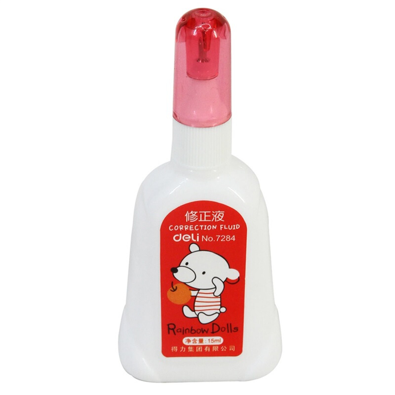 得力（deli） 7284 安全無(wú)毒修正液 15ml 單瓶裝